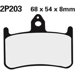 NISSIN Street /Off-Road Sintermetall Bremsbeläge - 2P-203ST für Honda CBR900RR, NR750, RVF750