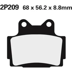 NISSIN Off-Road Halbmetallische Bremsbeläge - 2P-209GS für Yamaha RD125, RD350, SRX600