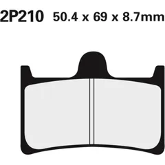 NISSIN Street Halbmetallische Bremsbeläge - 2P-210NS für Yamaha YZF1000R, YZF600, YZF-R1