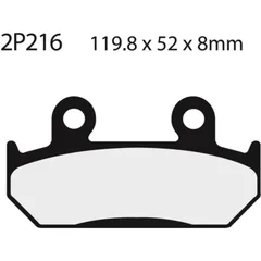 NISSIN Street /Off-Road Sintermetall Bremsbeläge - 2P-216ST für Honda CBR600F