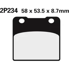 NISSIN Street Halbmetallische Bremsbeläge - 2P-234NS für Suzuki GSX1100, GSX-R1100, GSX-R400