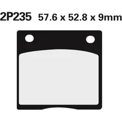 NISSIN Street Halbmetallische Bremsbeläge - 2P-235NS für Suzuki GR650, GS1000, GS1100 Kawasaki Z1000, Z1100, Z1300