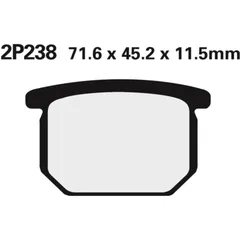 NISSIN Street Halbmetallische Bremsbeläge - 2P-238NS für Suzuki GR650, GS1100, GS500