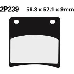 NISSIN Street Halbmetallische Bremsbeläge - 2P-239NS für Suzuki VX800