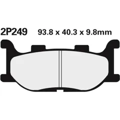 NISSIN Street Halbmetallische Bremsbeläge - 2P-249NS für Yamaha FZ6600, MT-03, XJ600N MZ MZ1000