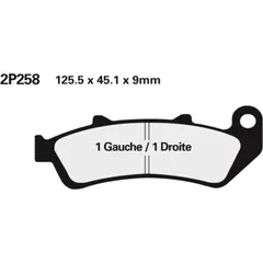 NISSIN Street /Off-Road Sintermetall Bremsbeläge - 2P-258ST für Honda CBR1000F