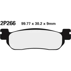 NISSIN Street Halbmetallische Bremsbeläge - 2P-266NS für Yamaha YZF-R1, YZF-R6