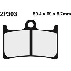 NISSIN Street /Off-Road Sintermetall Bremsbeläge - 2P-303ST für Yamaha BT1100BULLDOG, FJR1300, FZ6600S2