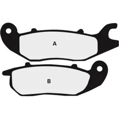 NISSIN Street Halbmetallische Bremsbeläge - 2P-305NS für Honda CBF125, CBR125R, MSX125