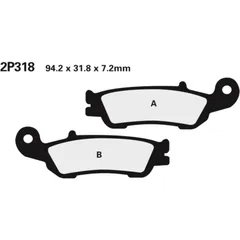 NISSIN Street /Off-Road Sintermetall Bremsbeläge - 2P-318ST für Kawasaki GPZ1100, Z1000, Z1100