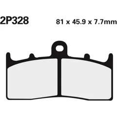 NISSIN Street /Off-Road Sintermetall Bremsbeläge - 2P-328ST für BMW K1200LT, K1200R, K1300R
