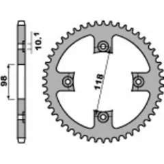 B1 Steel Standard Rear Sprocket - 520 for CAN AM DS450