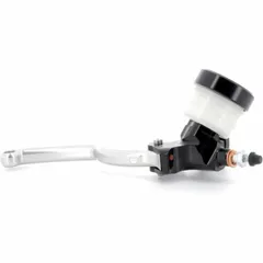 BERINGER Classic Racing Hauptbremszylinder axial Ø 14,5 mm Behälter geschraubt schwarz (Hebel Typ A - 16 cm silber)