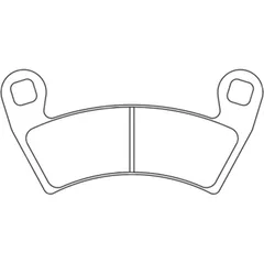 CL BRAKES ATV Sintermetall Bremsbeläge - 1229ATV1 für Polaris RANGER500, RANGER800, RANGERMV900DIESEL