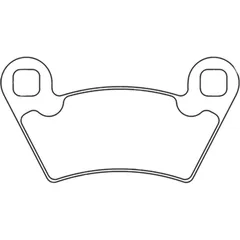 CL BRAKES ATV Sintermetall Bremsbeläge - 1230ATV1 für Polaris RANGERXP900