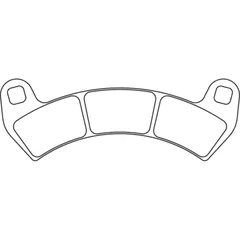 CL BRAKES ATV Sintermetall Bremsbeläge - 1247ATV1 für Polaris RZR1000