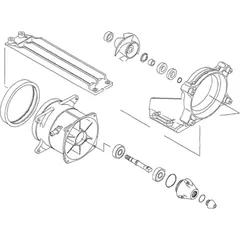 WSM for: Kawasaki 900 STX Turbine repair kit