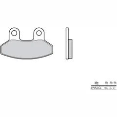 BREMBO Scooter Carbon Keramik Bremsbeläge - 07062CC für SYM JOYRIDE1254T, JOYRIDE125I4T, JOYRIDE2004T