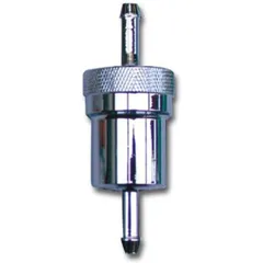 BIHR Fuel Filter Round Aluminium Removable L=75mm