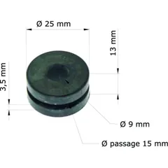 Silent Bloc Tourmax für: Honda CR125/250R für CBR1000F, CBR1000RR, CR125R