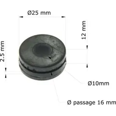 Silent Bloc Tourmax für: Honda CBR900RR für CB600FHORNET, CBR600F, CR125R
