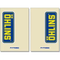 BLACKBIRD Ohlins Fork Graphic Kit Clear