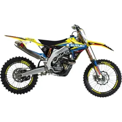 BLACKBIRD Dream Graphic 4 Complete Graphic Kit for: Suzuki RM-Z250/450 for Suzuki RM-Z250, RM-Z450