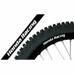 BLACKBIRD Replica for: Honda Racing Wheel Graphic Stickers Black Universal