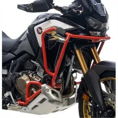BIHR Crash Bars Red for: Honda CRF1100L Africa Twin for CRF1100LAFRICATWIN
