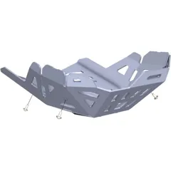 BIHR Skid Plate Aluminium White - for: Yamaha Tenere 700 for TENERE700