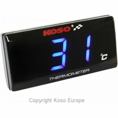 Koso Super Slim Style Temperature Indicator Universal