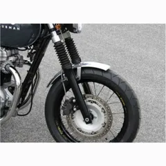 LSL Clubman Front Fender Aluminium 18`` for: Kawasaki W650/800