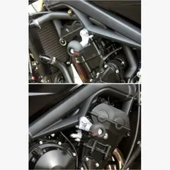 CRASH-PAD-ANBAUKIT LSL für TRIUMPH STREET TRIPLE 675 2007-08