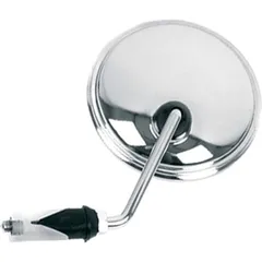 V PARTS Left Bar End Mirror Universal - Chrome (1pc)