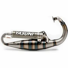 YASUNI R series komplette Auspuffanlage - Carbon für Peugeot BUXY502T, ELYSEO502T, LOOXOR502T