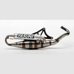 YASUNI R series komplette Auspuffanlage - Aluminium für Piaggio, Gilera, Derbi