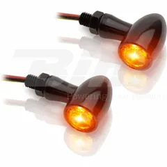 V-PARTS Blinker LED 12 V Alu schwarz für Triumph BONNEVILLE1200BOBBER, BONNEVILLE1200T120, BONNEVILLE865 Ducati SCRAMBLER1100, SCRAMBLER800, SCRAMBLERSIXTY2