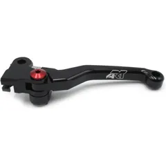 ART Kupplungshebel klappbar schwarz/Schraube rot einzeln für Honda CR125R, CR250R, CRF250R