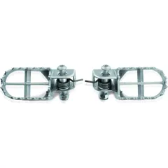 S3 Original Fußrasten Stahl silber für Beta, für: Gas Gas, Sherco