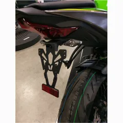 V PARTS License Plate Holder Black for: Kawasaki ZX-6R for NINJAZX-6RABS
