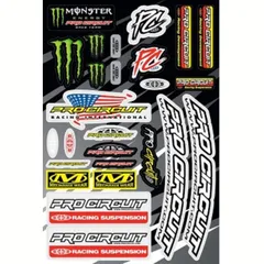 PRO CIRCUIT Sticker Kit 26 pieces