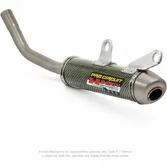 PRO CIRCUIT Ti-2 Schalldämpfer Carbon Kevlar/Titan Endkappe für Husqvarna TE300 KTM 300XC