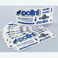 POLINI Blue Line Stickers for Peugeot, Kymco, SYM