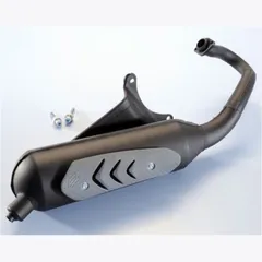 POLINI Original Full Exhaust System - Piaggio Typhoon 50 2TPS for DIESIS50, FREE50, LIBERTY502T Gilera ICE50, RUNNER50, STALKER50