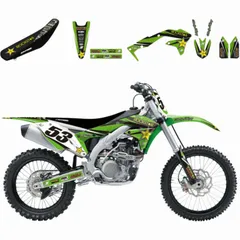 BLACKBIRD Rockstar Energy Complete Graphic Kit for: Kawasaki KX450F