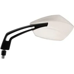 BIHR for: Ride Mirror With Reverse Adapter Universal M10/125 - Black/White (pair)