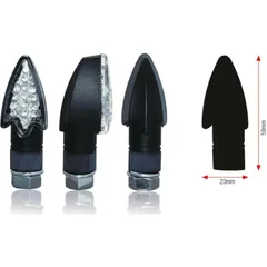 BIHR Darts LED Indicators Black Universal