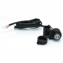 BIHR USB Plug w/ Handle Bar Mounting System 12V for Benelli TRK502 Yamaha TENERE700