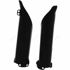 RACETECH Fork Guards - Black for Kawasaki KX250F, KX450F