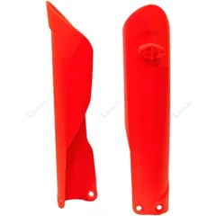 RACETECH Fork Guards - Neon Orange for 125SX, 125XC-W, 150EXC